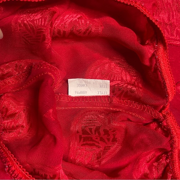 VNTG California Dynasty Red Lingerie Set - Picture 3 of 9